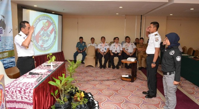 Pembukaan Latihan Bersama Bakamla Wilayah Tengah dan BNN RI