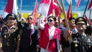 Spektakuler !!! Ribuan Bendera Merah Putih Berkibar, Gelorakan Semangat Persatuan