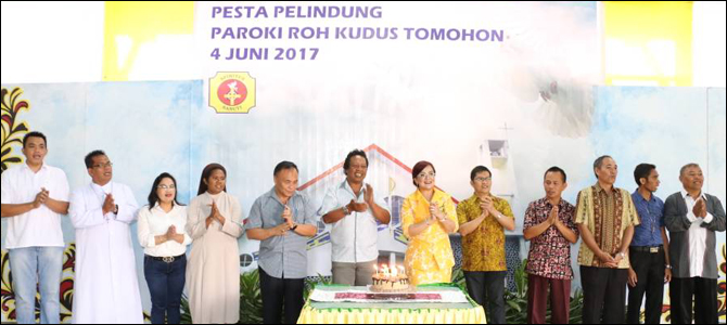 HUT ke-49 Pesta Pelindung Paroki Roh Kudus, Sompotan: Ini Merupakan Momen Penting