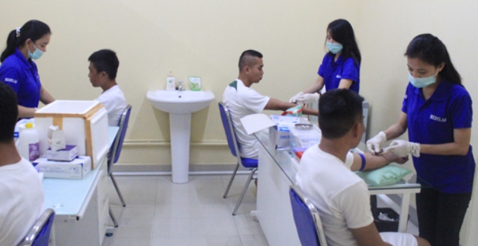 Casis Bintara Jalani Rikkes Tahap II dan Keswa