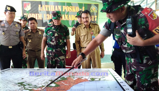 Latihan Posko Penanggulangan Bencana Resmi Dimulai, Brigjen TNI Sabar Simanjuntak Ingatkan Hal Ini
