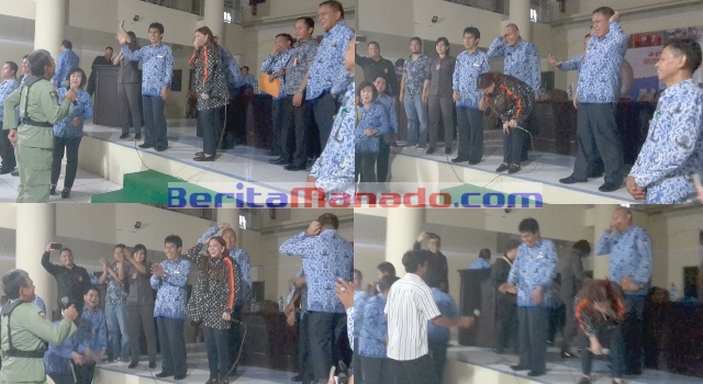 Kocak !!! Bupati dan Wabup Minut Nyaris Ngakak Guling-guling Dengar Perangkat Kecamatan Salah Sebutkan Pancasila