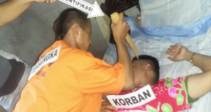 Rekonstruksi Pembunuhan Lansia, di Adegan 20 dan 22 Fahjrin Lakukan Ini Terhadap Korban