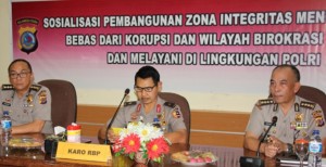 Polda Sulut Menuju Wilayah Bebas dari Korupsi