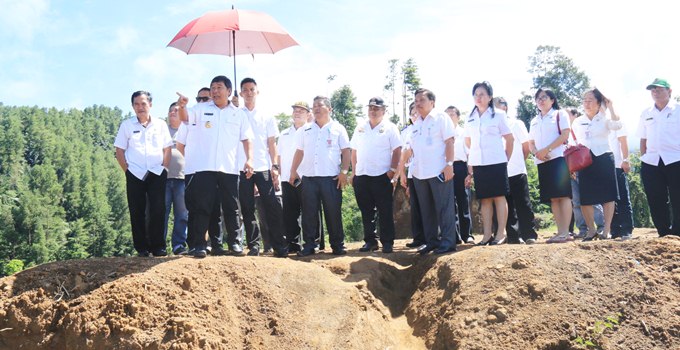 James Sumendap: Jangan Coba-coba Ganggu Pembangunan Resting Area di Gunung Potong
