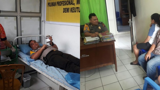 Dua Anggota Polsek Aertembaga Ini adalah Bhabinkamtibmas Terbaik