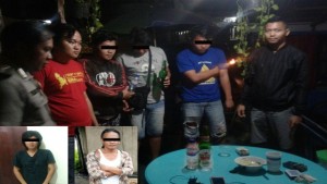 5 Pemabuk Digulung Satgas Ops Pekat Polres Minsel