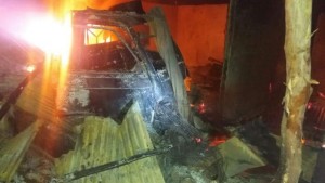 Astaga !!! Laka Lantas di Tawaang Ini Hanguskan Rumah, Begini Kronologisnya
