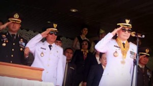 Bupati TETTY PARUNTU, Irup Peringatan Kemerdekaan ke-72 RI di Minsel