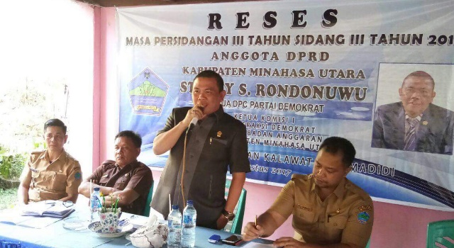 Turun Reses, STENDY RONDONUWU Perjuangkan Aspirasi Masyarakat Desa Sawangan