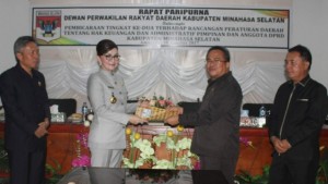 DPRD Minsel Paripurna Hak Keuangan Dan Administratif Pimpinan Dan Anggota