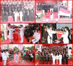 Peringatan HUT RI ke-72, Bupati Mitra Ajak Seluruh Komponen Bersama Bangun Daerah