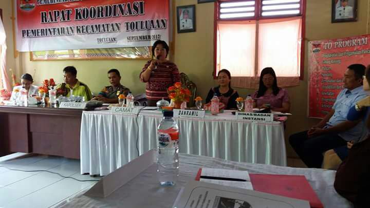 Rakor Kecamatan Touluaan Bahas Peningkatan Ekonomi Masyarakat