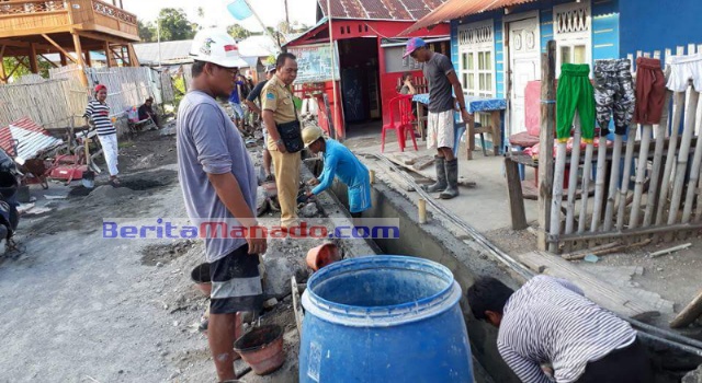 Kema III Manfaatkan Dandes untuk Perbaikan Drainase dan Talud