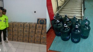 Modus Baru Seludupkan Miras Digagalkan Polsek KPS Bitung