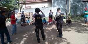 Polres Bitung Grebek Arena Sabung Ayam di Girian Atas