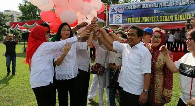 Perguruan Tinggi se-Sulawesi Utara Gelar Aksi Kebangsaan Tolak Radikalisme 10 Dekarasi kebangsaan mahasiswa sulut