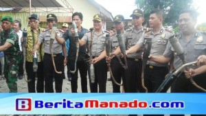 Polsek Tenga Gelar Pemusnahan Hasil Operasi Cipkon