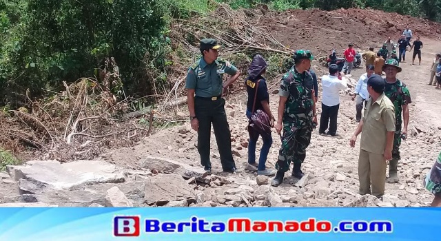 Brigjen CHRISNA PUJANGGA Berharap, Jalan Rintisan di Makalisung Bisa Diaspal