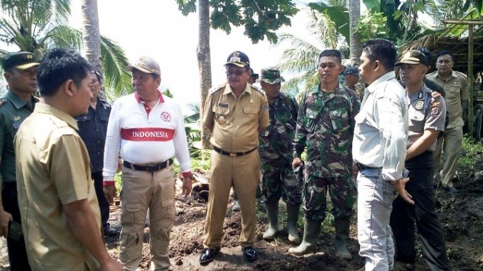 Wali Kota dan Wawali Tinjau Proses Pembangunan Jalan Lingkar Lembeh