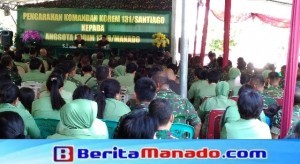 Jenderal Bintang Satu TNI Sambangi Kodim 1309/Manado, Prajurit Diingatkan Hal Ini