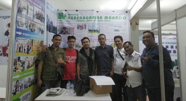 AJI Manado Gaungkan Manado Kota Paling Toleran se-Indonesia 8 Stand AJI Manado.