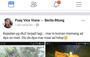 Nitizen Kaitkan Penemuan Mayat Tergantung di Atas Pohon di Tanjung Merah dengan Hal Mistis