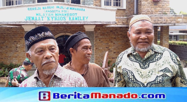 Indahnya Perbedaan, Umat Muslim Jaga Pelaksanaan Ibadah Natal di Sulawesi Utara