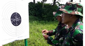 Latihan Selesai, Kemampuan Menembak Prajurit Korem 131/Santiago Kian Terasah