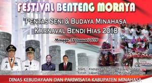 Disbudpar Minahasa Siap Gelar Festival Benteng Moraya