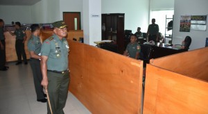 Awali 2018, Pangdam XIII/Merdeka Inspeksi Ruangan Kantor di Makodam