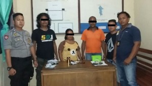 4 Anggota Sindikat Togel Diamankan Polsek Sinonsayang