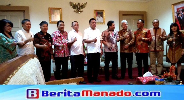 OLLY DONDOKAMBEY Tandatangani MoU Dengan Bank SulutGo Terkait Penyaluran Dana BOS