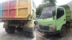 Ugal-ugalan, Truck Pasir Diamankan Satlantas Bitung