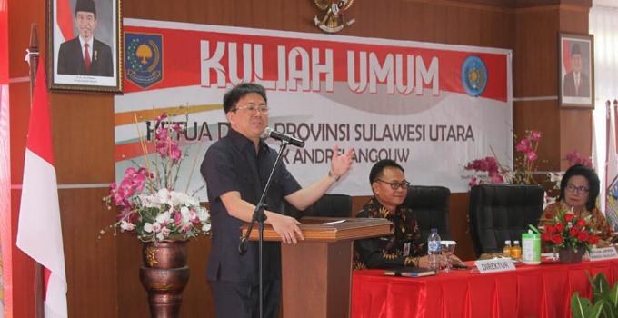 ANDREI ANGOUW Kuliah Umum di IPDN