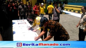 Kepala BPSDMP dan Bupati TETTY PARUNTU Tandatangani NPHD