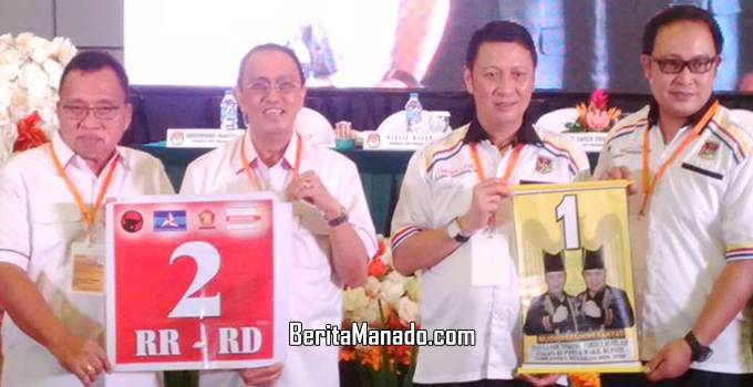 IVAN SARUNDAJANG-CAREIG RUNTU Nomor SATU, ROY RORING-ROBBY DONDOKAMBEY Nomor DUA