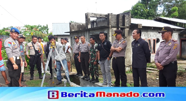 Polres Minut Kawal Proses Pengukuran Lahan PT BMW di Paputungan