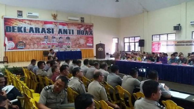 Polres Minsel Gelar "Deklarasi Anti Hoax"