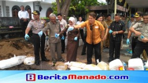 Polsek Amurang Musnahkan Barang Sitaan, Begini Alasannya