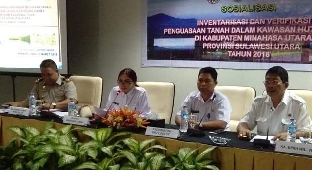 Bupati VONNIE PANAMBUNAN Berharap Hutan Minut Terinventarisasi
