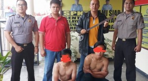 Polsek Langowan Amankan Dua Pelaku Pengrusakan Ornamen Paskah di Sumarayar