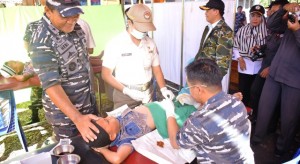 Peringati HUT ke-55, Lantamal VIII Gelar Bakti Sosial di Sangkub
