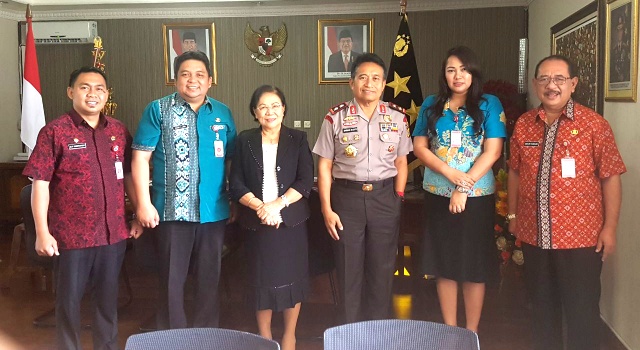 Perayaan Paskah Asia Sudah Dekat, Kartika Tanos Lakukan Audiensi Dengan Kapolda Sulut
