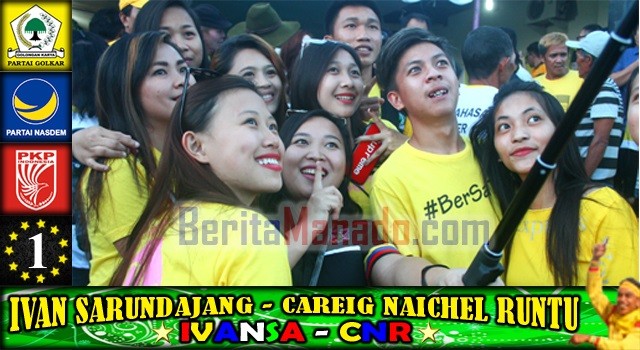 Anak muda asal Remboken pendukung Ivan-Careig