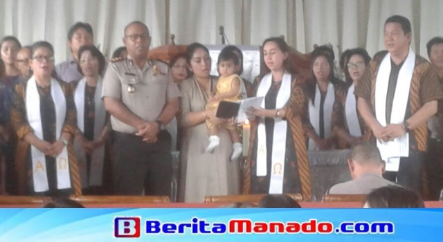 Paskah Bersama Jemaat GMIM Sentrum Airmadidi, Kapolres Minut Ingatkan Bahaya Hoax