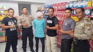 Wow !! Kurang 6 Jam, Polsek Tenga Ungkap Pencurian Alfa Mart