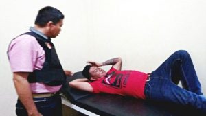 Astaga !! Lerai Perkelahian, Security Ini Luka di Kepala