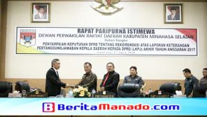 Gelar Rapat Paripurna, Sejumlah Rekomendasi Disampaikan Pansus LKPJ TA 2017