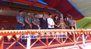 Tempuh Perjalanan Lebih Dari 7 Jam, Edison Humiang Hadiri Pembukaan TMMD ke-101 di Bolsel